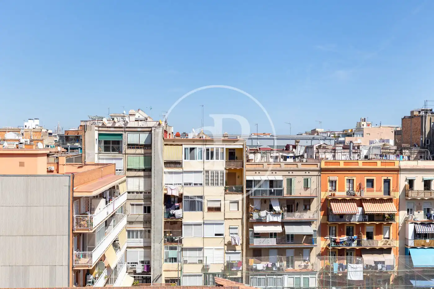 Exterior view of Attic for sale in Barcelona  with Air Conditioner, Heating and Terrace