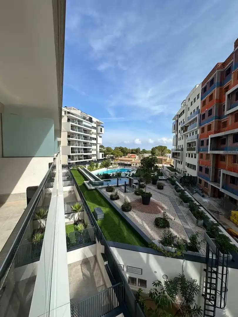 Terrace of Flat for sale in Orihuela  with Air Conditioner, Swimming Pool and Furnished