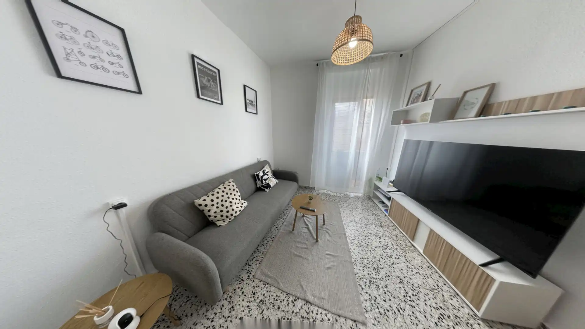 Sala d'estar de Pis en venda en Alcoy / Alcoi amb Moblat, Forn i Rentadora