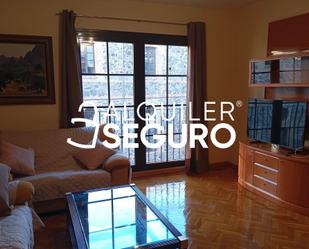 Sala d'estar de Pis de lloguer en  Toledo Capital amb Calefacció, Terrassa i Moblat