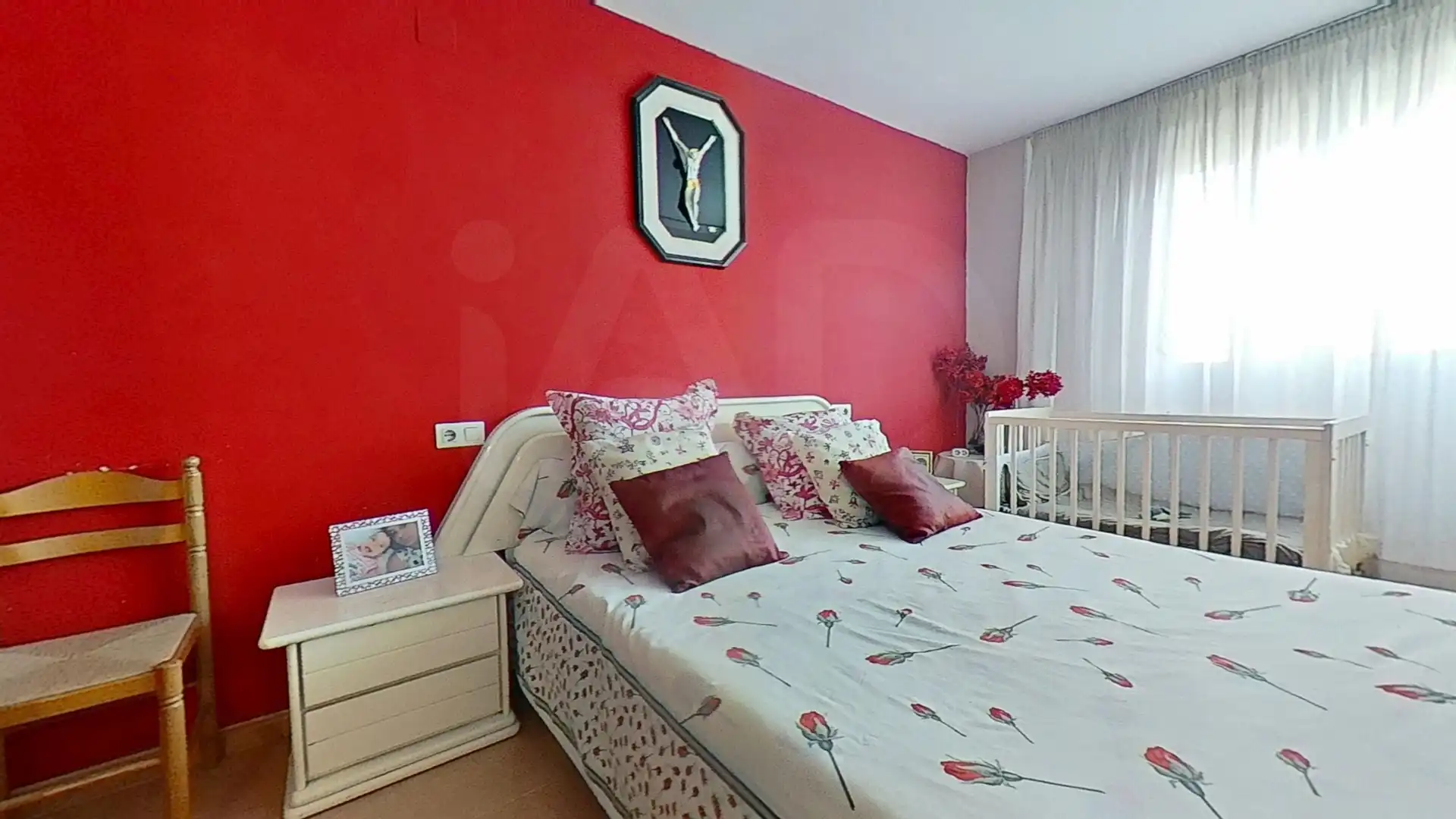 Schlafzimmer von Maisonette zum Verkauf in Castellón de la Plana / Castelló de la Plana mit Klimaanlage, Heizung und Terrasse