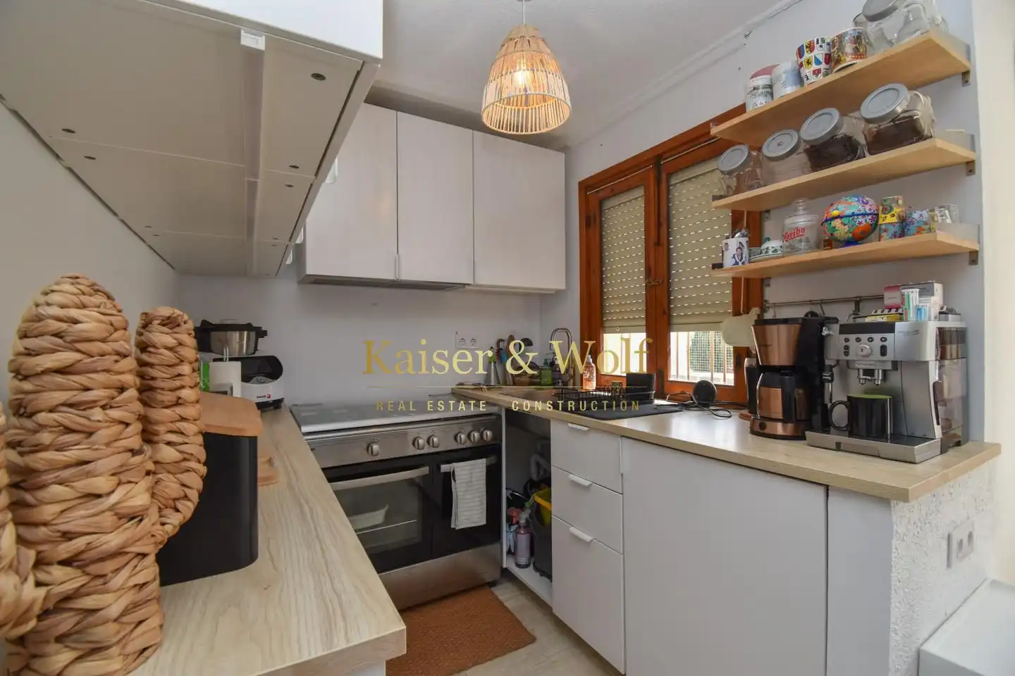 Cocina de Piso en venta en Santa Pola con Aire acondicionado, Jardín privado y Terraza