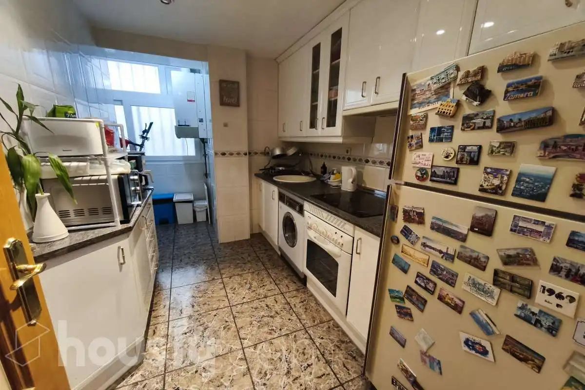Cocina de Piso de alquiler en Getafe con Aire acondicionado, Calefacción y Parquet