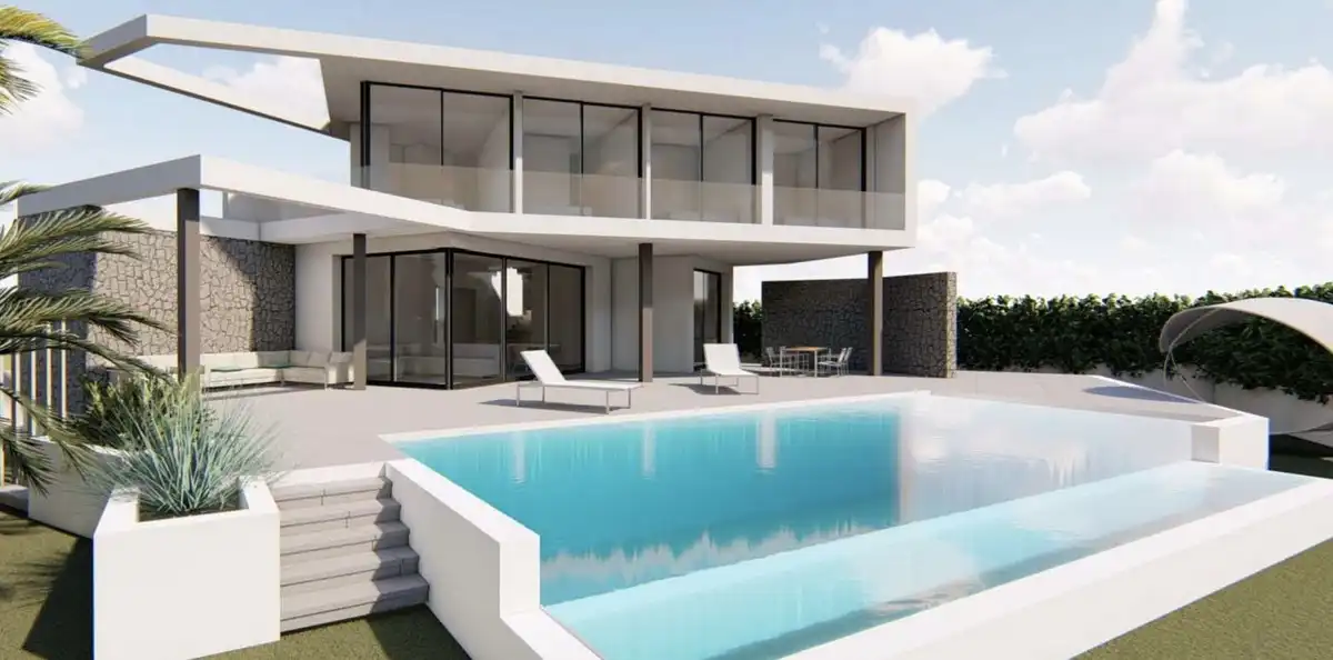Piscina de Casa o chalet en venta en Estepona con Jardín privado, Terraza y Piscina