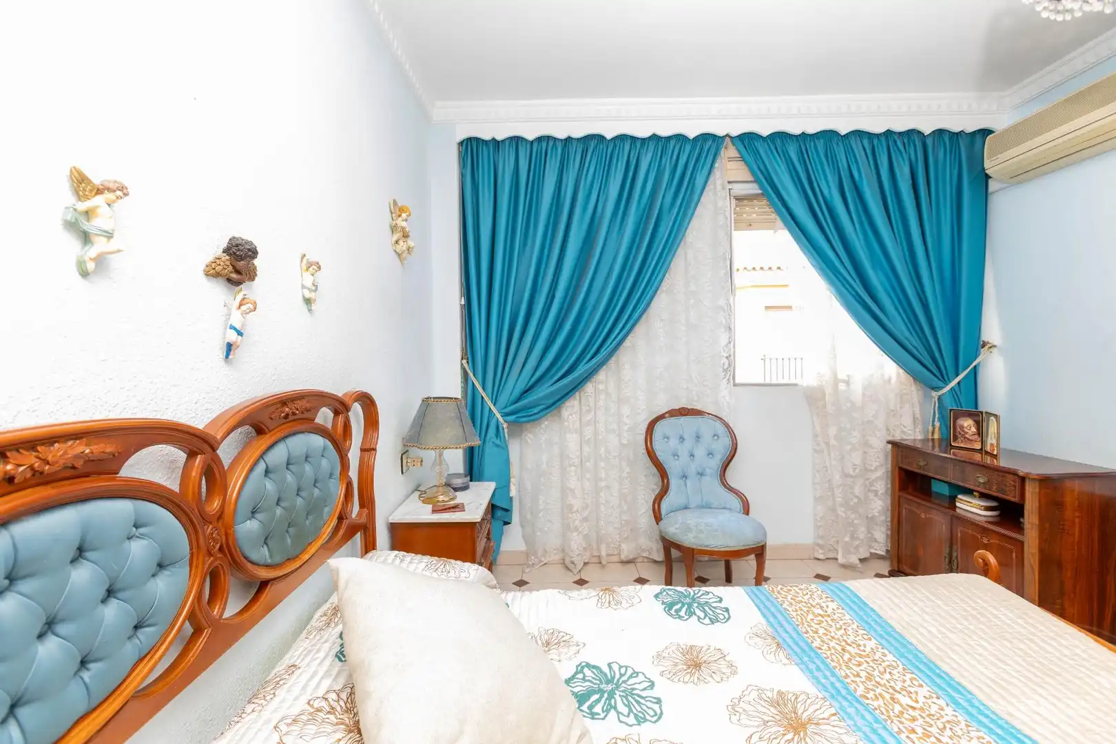Bedroom of Flat for sale in Málaga  with Terrace, Storage room and Balcony
