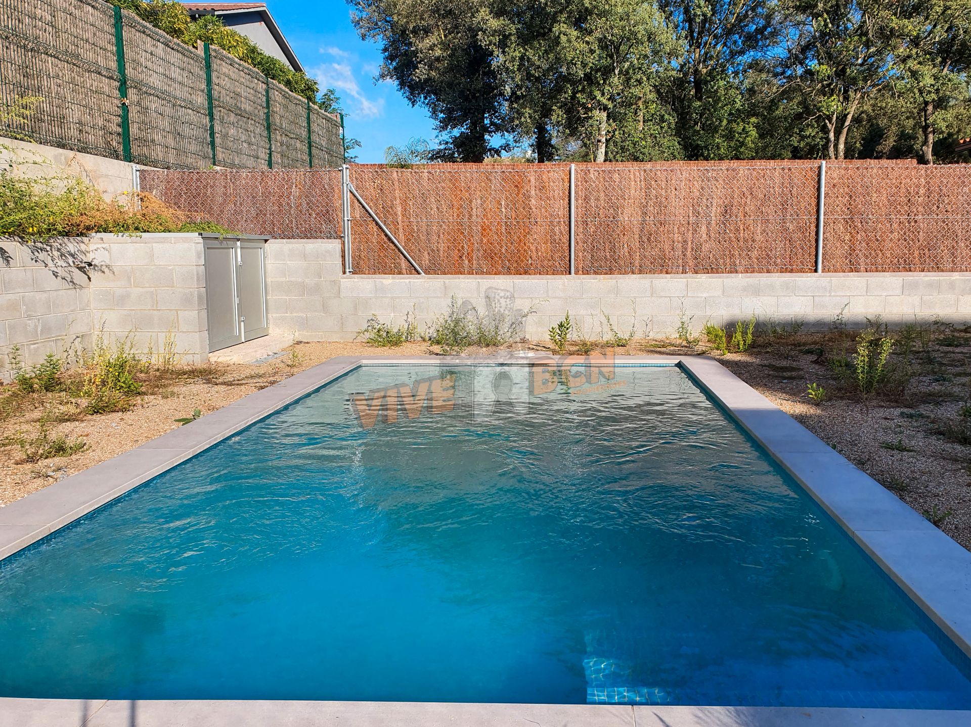 Piscina de Casa adosada en venda en Sant Esteve de Palautordera amb Aire condicionat, Calefacció i Jardí privat