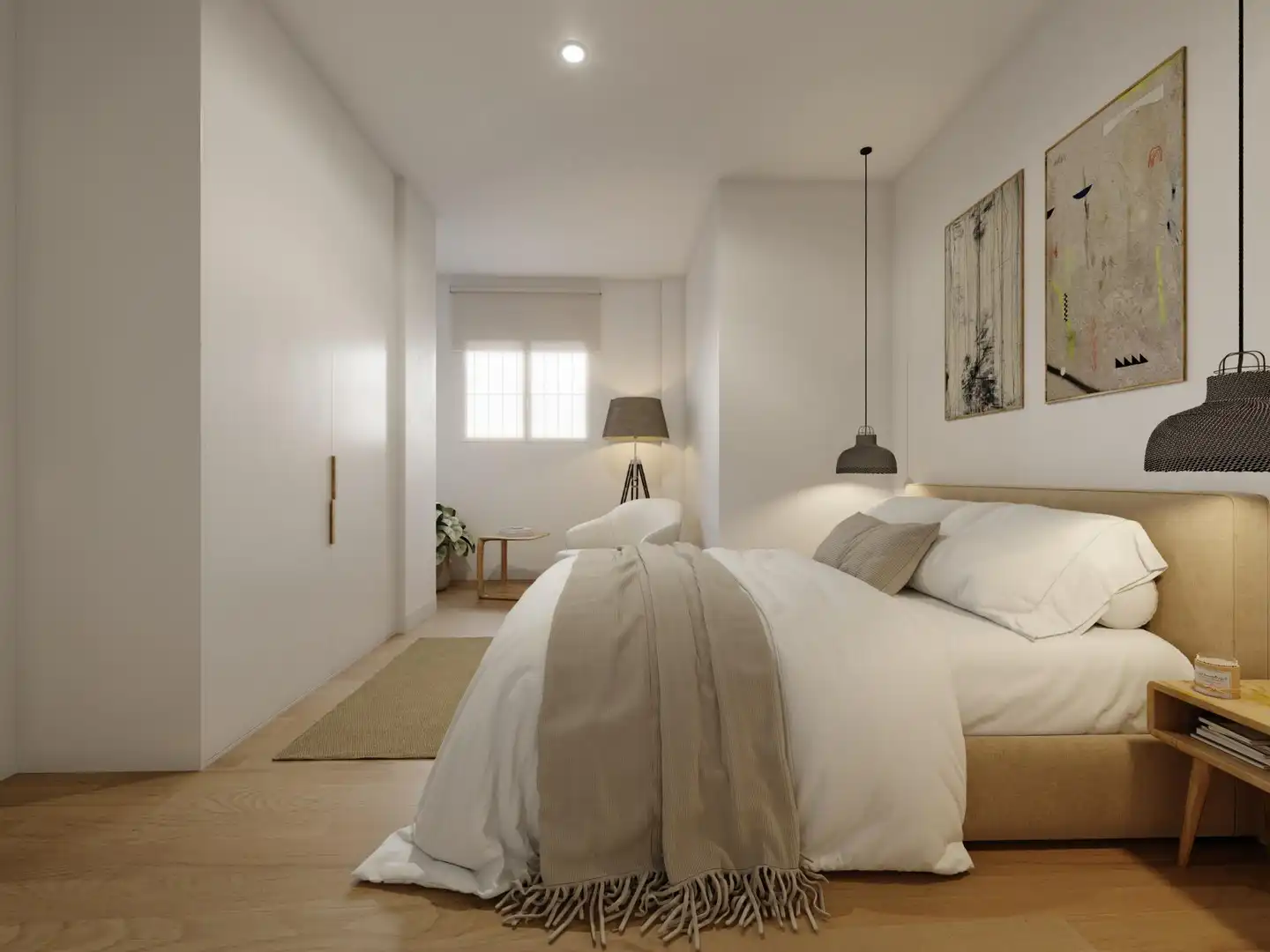 Dormitori de Apartament en venda en Chiclana de la Frontera amb Aire condicionat, Terrassa i Balcó