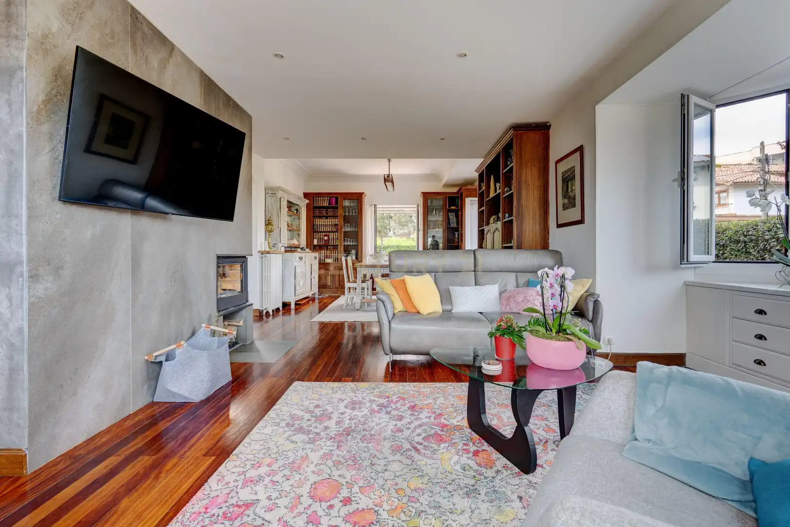 Sala de estar de Casa o chalet en venta en Hondarribia con Jardín privado, Trastero y Balcón