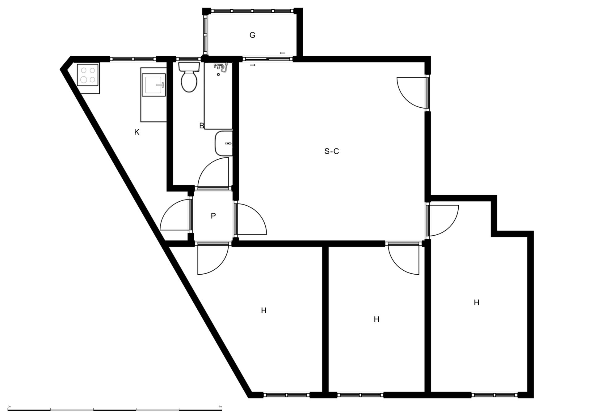 Flat for sale in  Madrid Capital  with Terrace and Oven