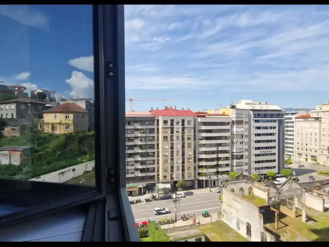 Exterior view of Flat for rent in Vigo   with Parquet flooring and Furnished