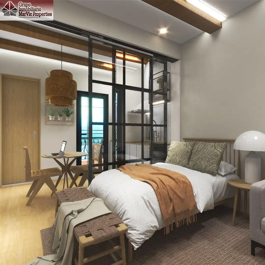 Habitación de Apartamento en venta en Villajoyosa / La Vila Joiosa con Aire acondicionado, Terraza y Amueblado