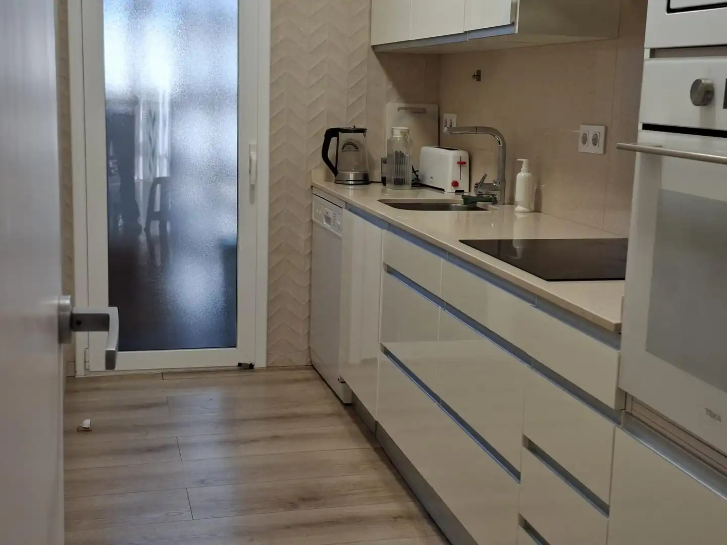 Cocina de Apartamento en venta en El Vendrell con Aire acondicionado, Jardín privado y Terraza