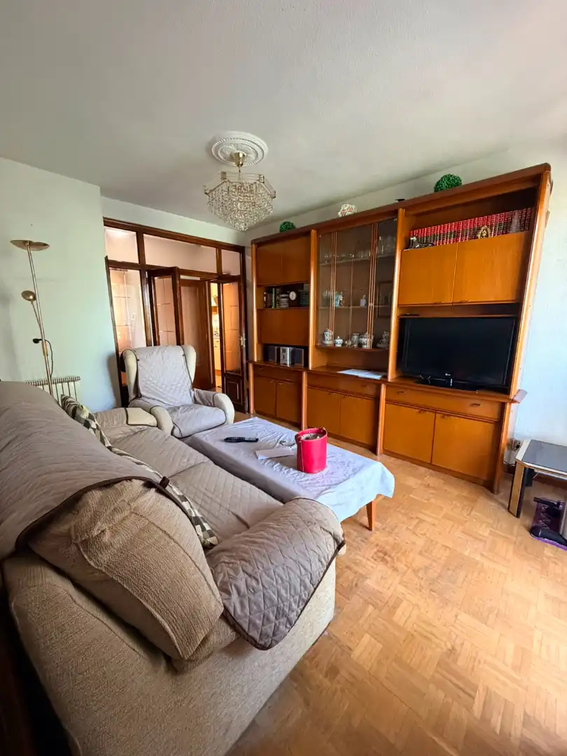 Sala de estar de Piso en venta en Madrid con Amueblado