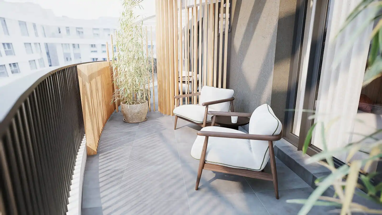 Terrasse von Wohnungen zum Verkauf in Málaga mit Klimaanlage, Terrasse und Abstellraum