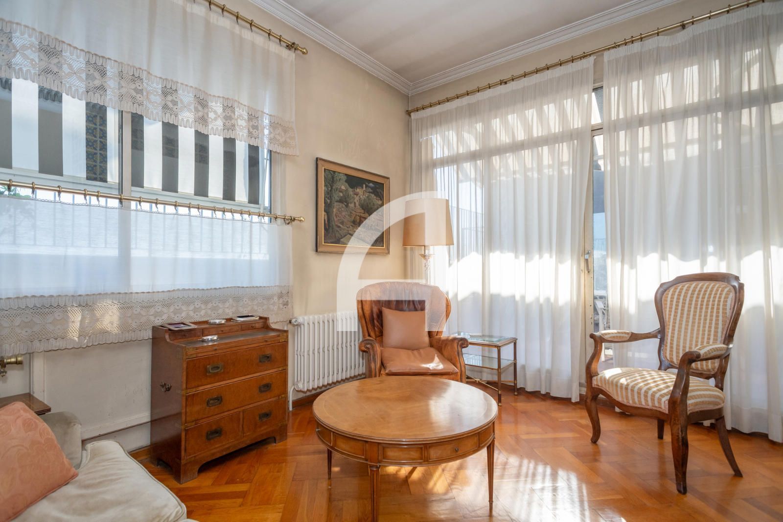 Living room of Attic for sale in Girona Capital  with Air Conditioner and Terrace