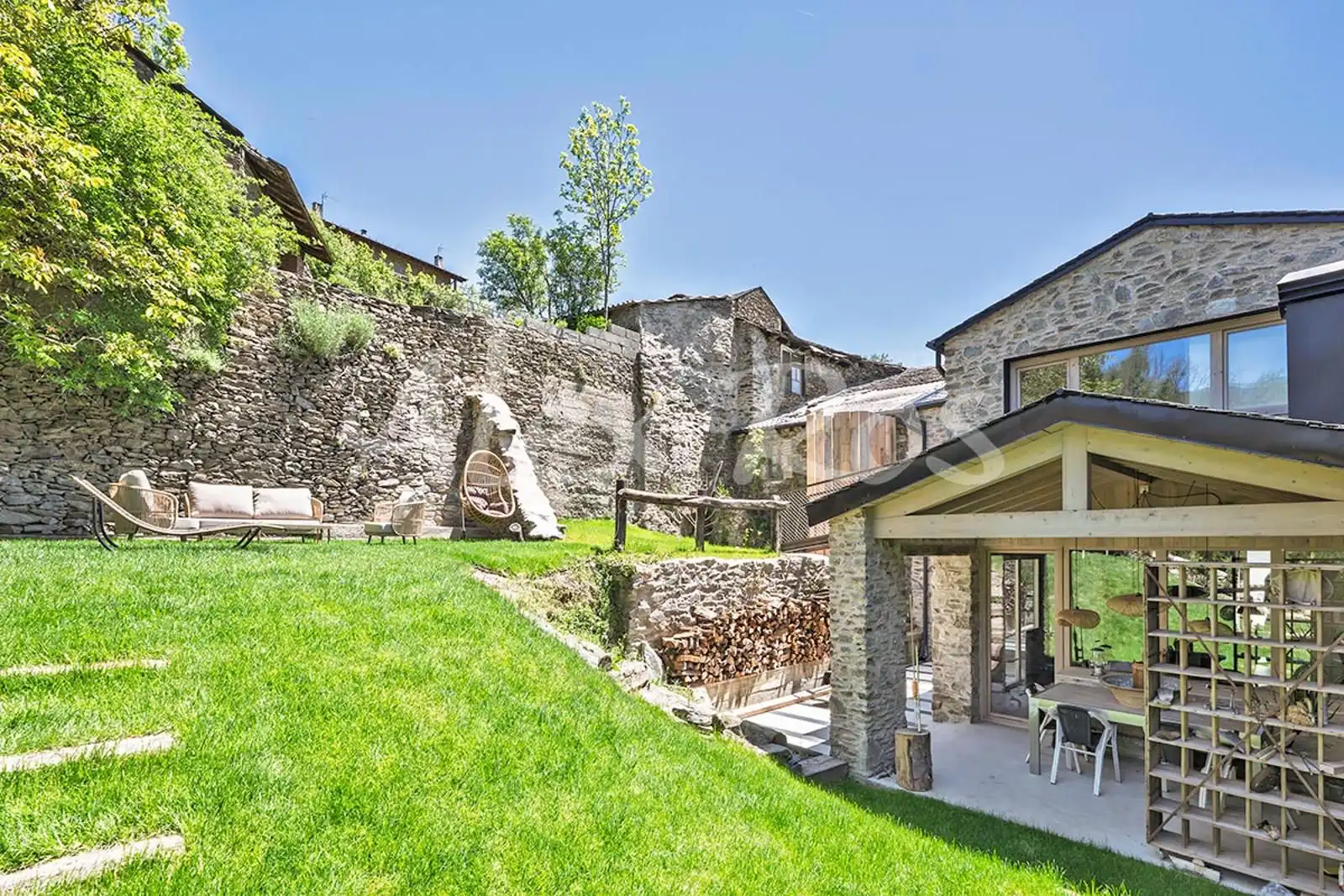 Terraza de Casa o chalet en venta en Ger con Calefacción y Jardín privado