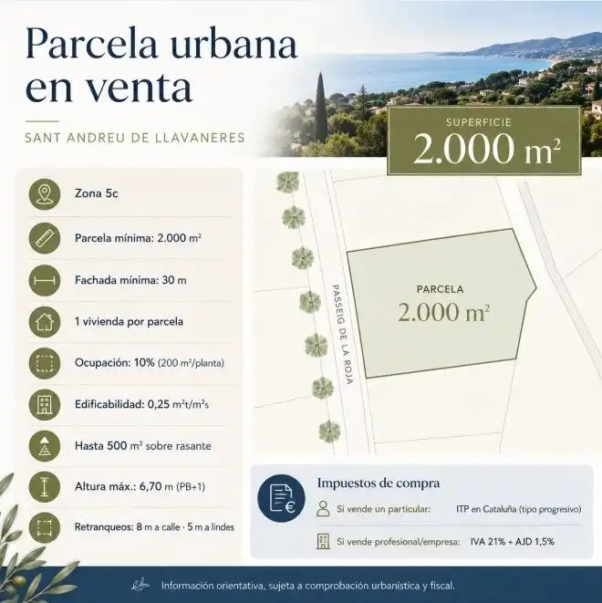 Terreny residencial en venda a de la Roca Roja, imagen 2