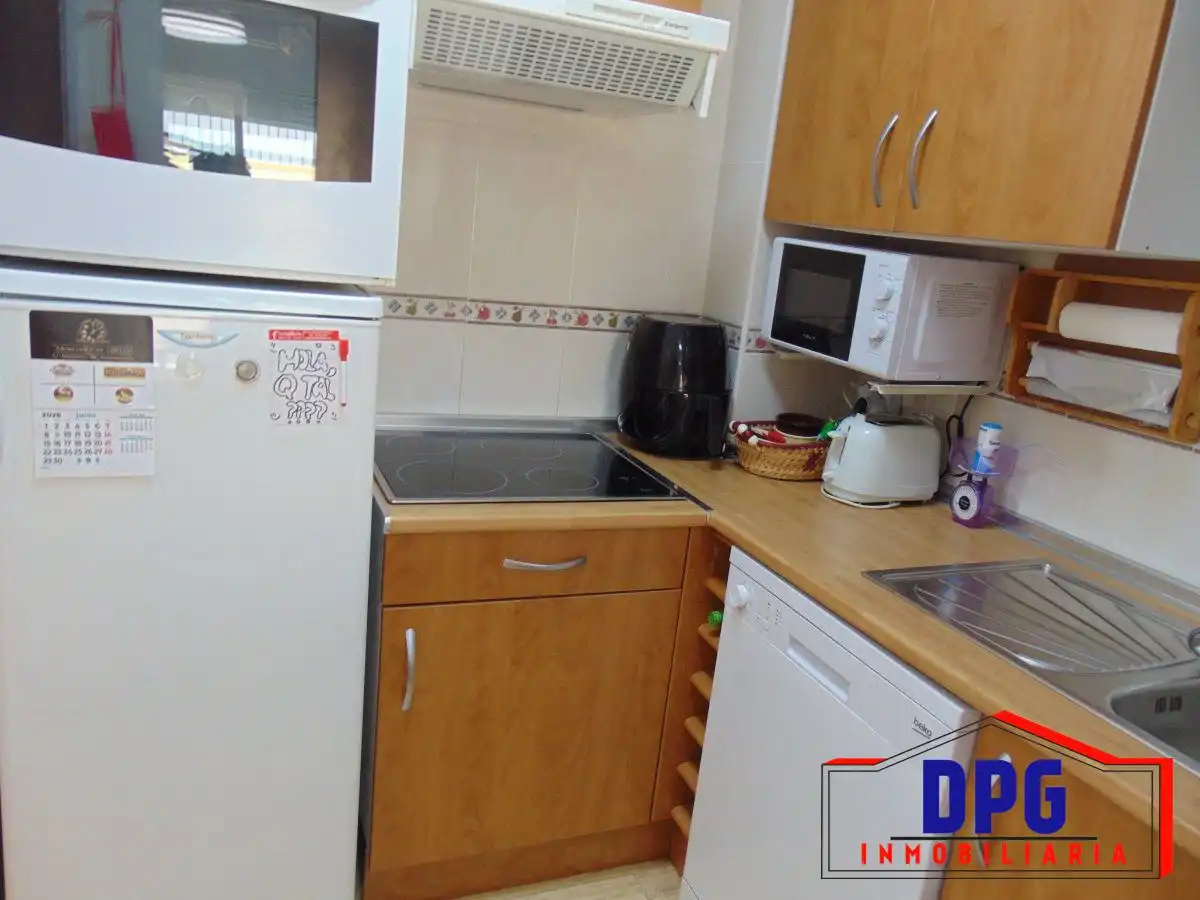 Cocina de Apartamento en venta en Garrucha con Aire acondicionado, Terraza y Amueblado