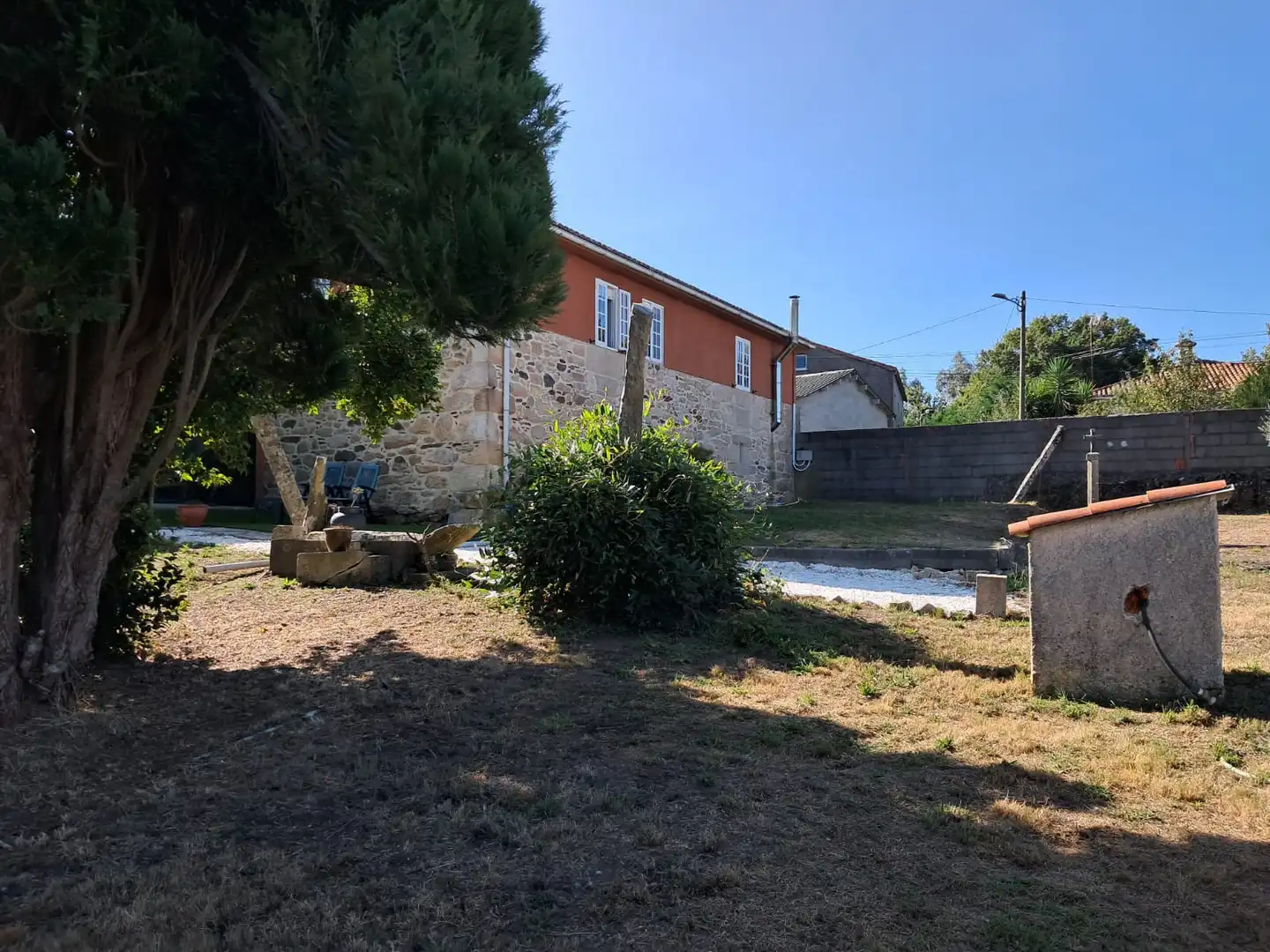 Jardín de Finca rústica en venta en Teo con Calefacción, Terraza y Trastero