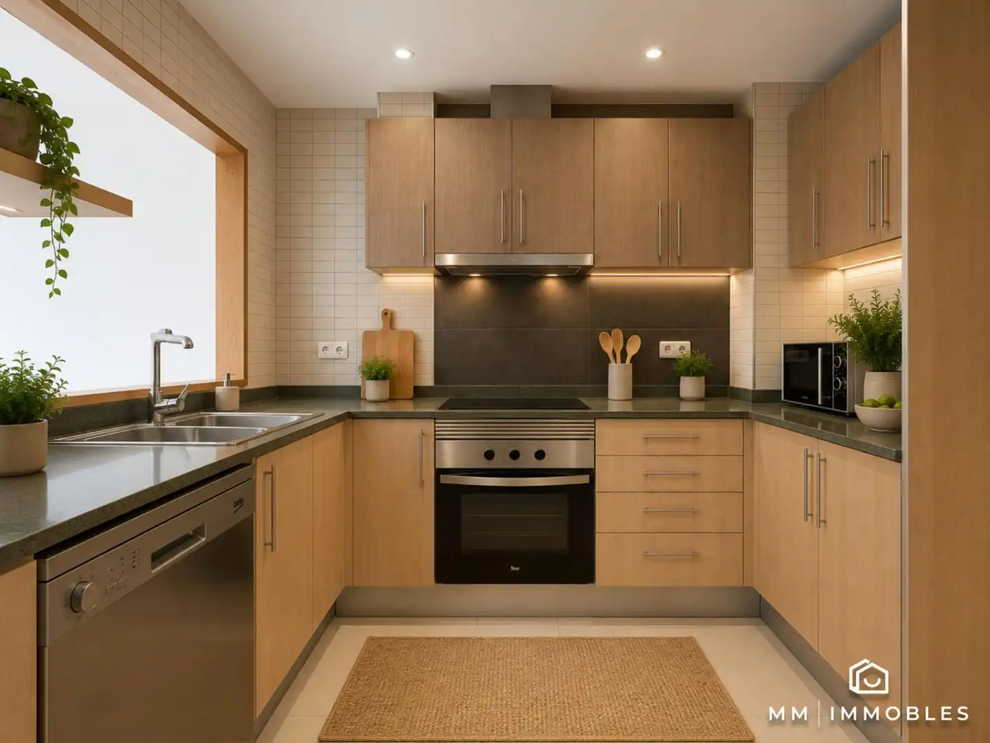 Kitchen of Attic for sale in Granollers  with Heating and Terrace