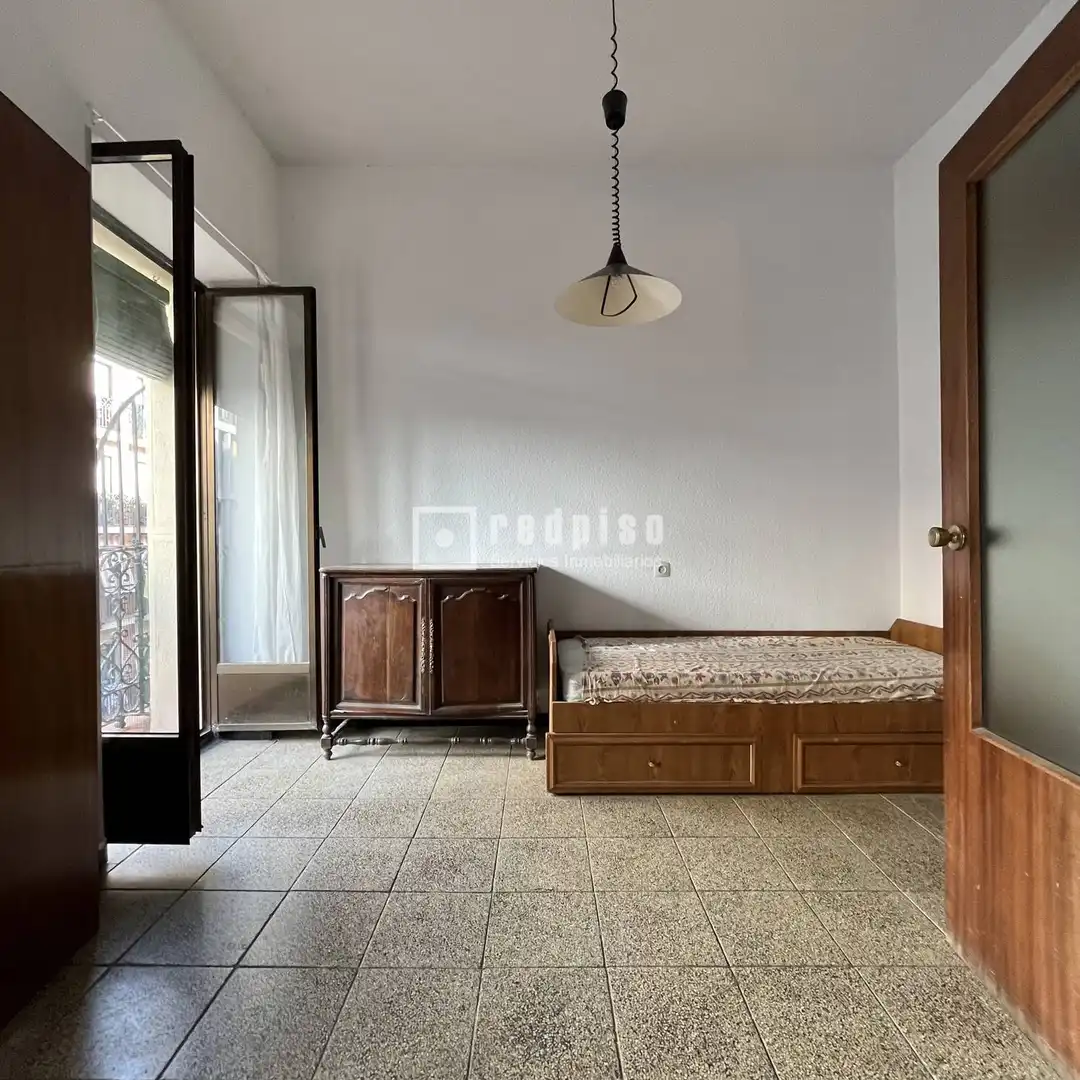 Bedroom of Flat for sale in Madrid  with Heating, Terrace and Furnished