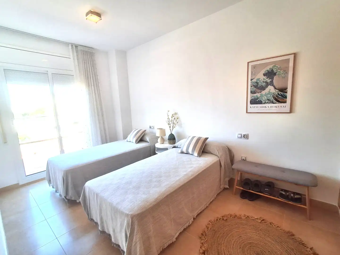 Dormitori de Casa adosada en venda en Mont-roig del Camp amb Aire condicionat, Jardí privat i Terrassa