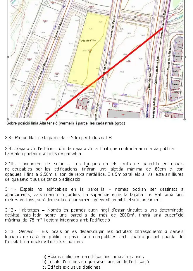 Terreno industrial en venta en Quart