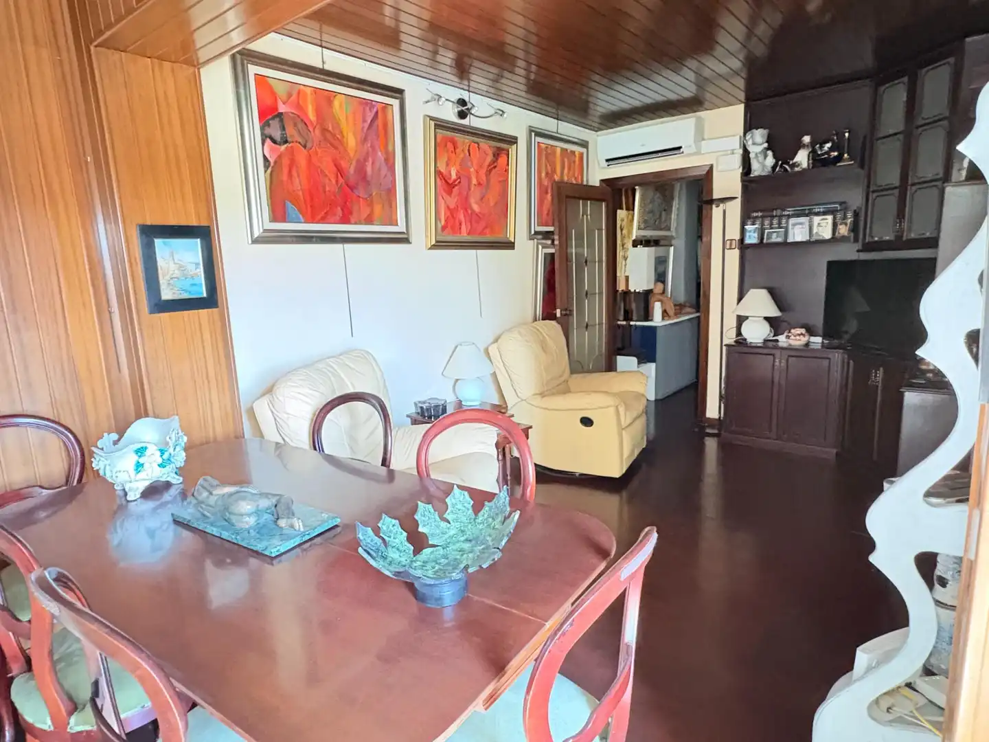 Sala de estar de Ático en venta en Barcelona con Aire acondicionado y Amueblado