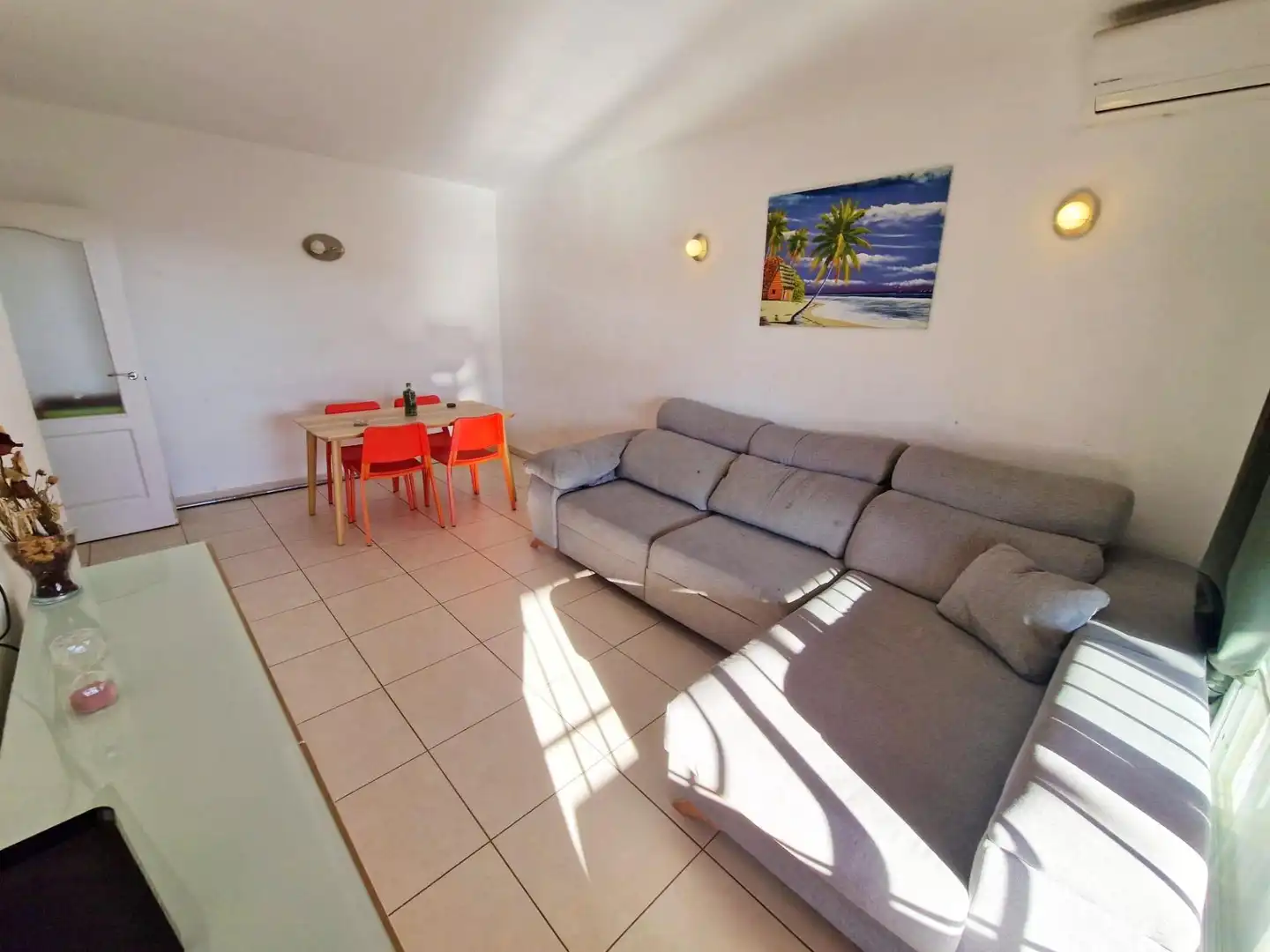 Wohnzimmer von Wohnung zum Verkauf in Rincón de la Victoria mit Klimaanlage, Heizung und Terrasse