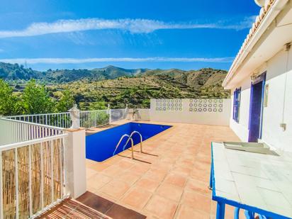 Exterior view of House or chalet for sale in Almuñécar  with Terrace and Swimming Pool