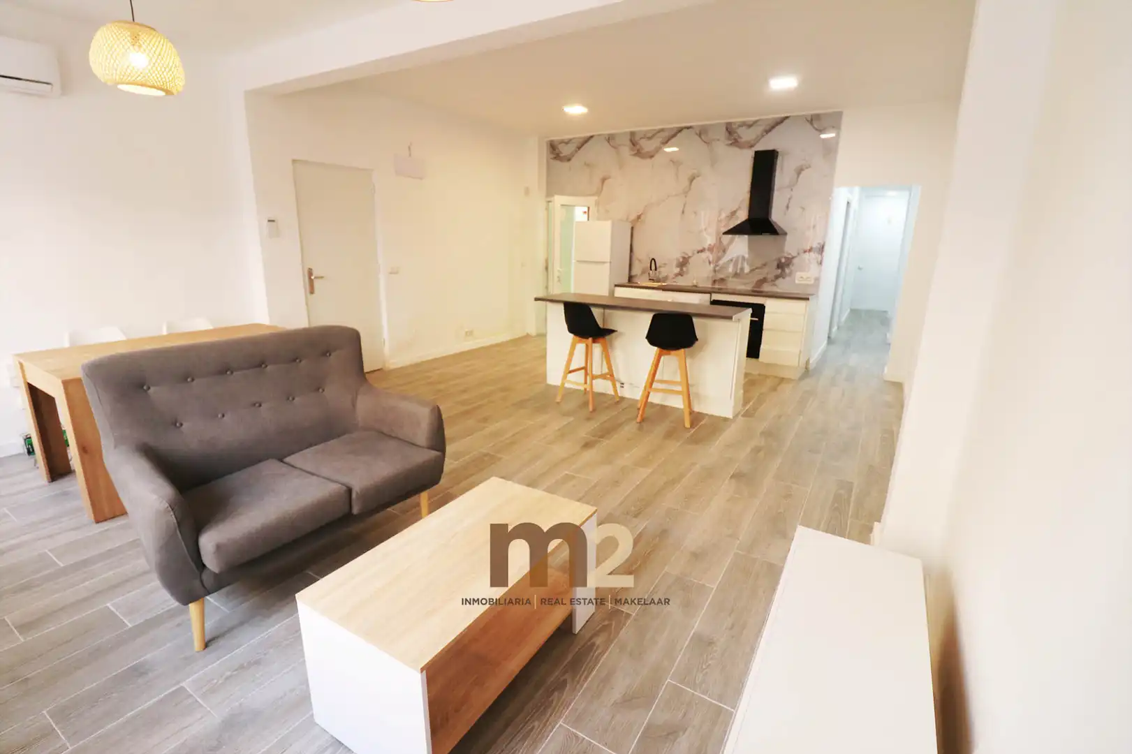 Sala de estar de Apartamento en venta en Guardamar del Segura con Aire acondicionado, Amueblado y Horno