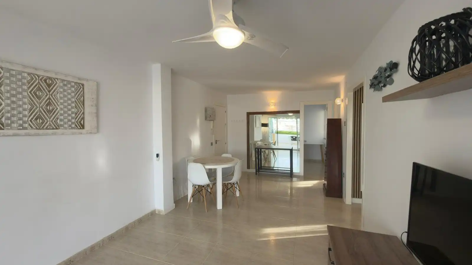 Esszimmer von Wohnung zum Verkauf in Alicante / Alacant mit Klimaanlage, Heizung und Privatgarten