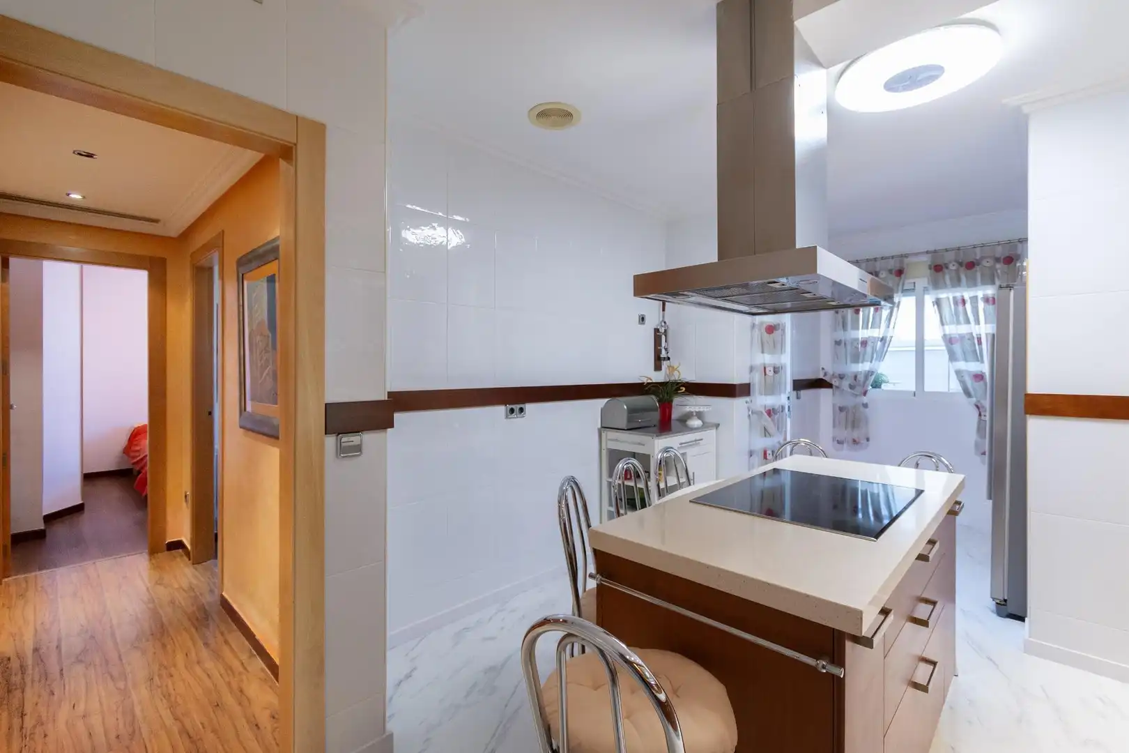 Cocina de Casa o chalet en venta en Fuente Álamo de Murcia con Aire acondicionado, Calefacción y Parquet