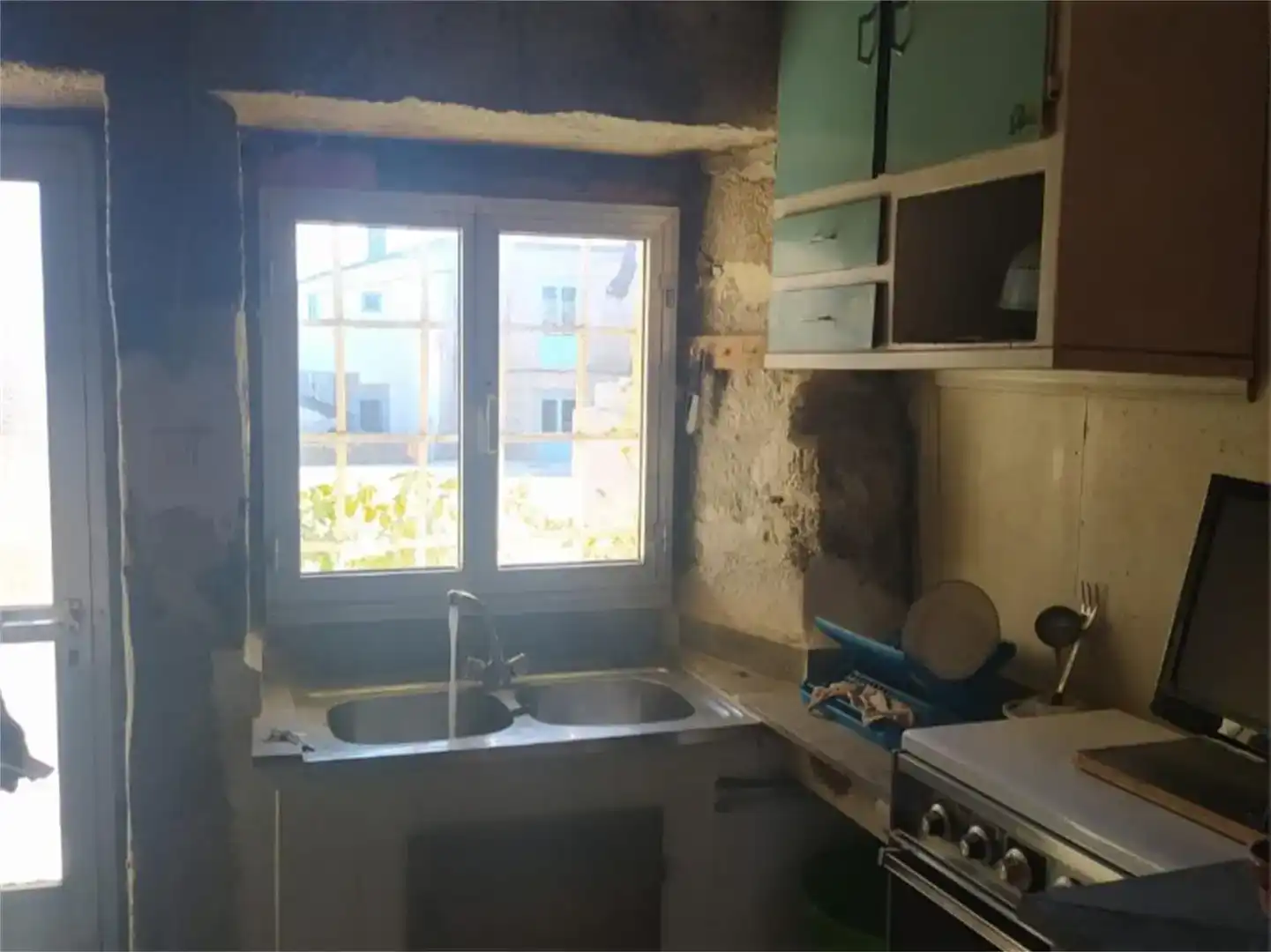 Cocina de Casa adosada en venta en A Gudiña  con Amueblado