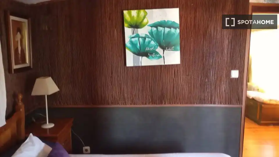 Bedroom of Flat for rent in Madrid  with Air Conditioner, Heating and Furnished