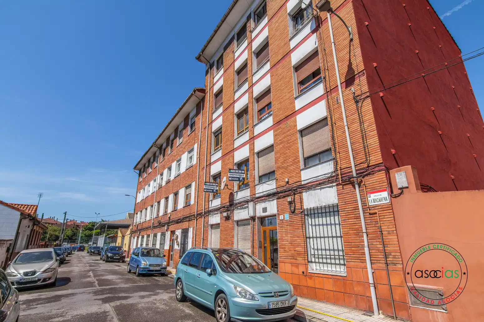 Vista exterior de Pis en venda en Gijón  amb Calefacció i Parquet