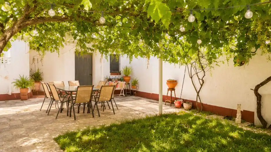 Terrace of Detached homes for rent in Chiclana de la Frontera  with Air Conditioner, Furnished and Oven