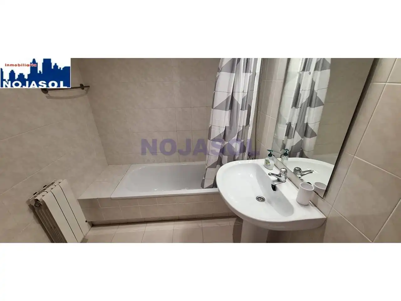 Badezimmer von Wohnung zur Miete in Noja mit Heizung, Terrasse und Möbliert