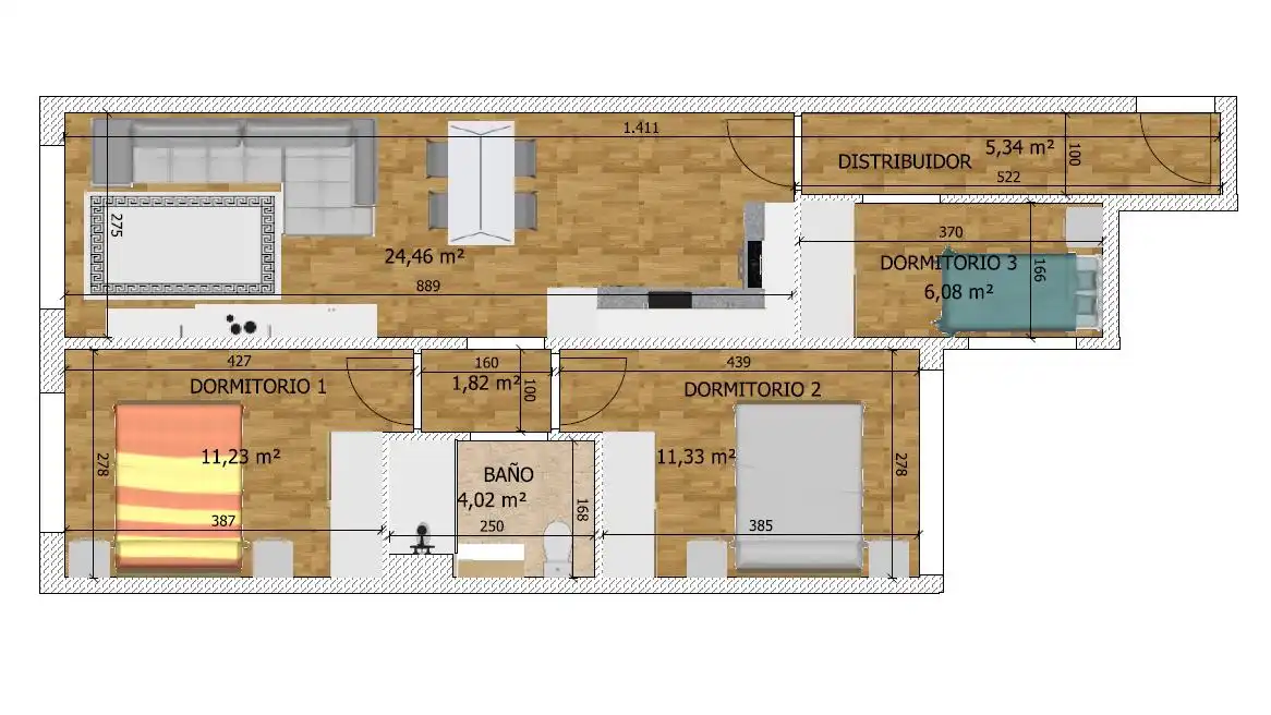 Piso en venta en Granollers con Calefacción