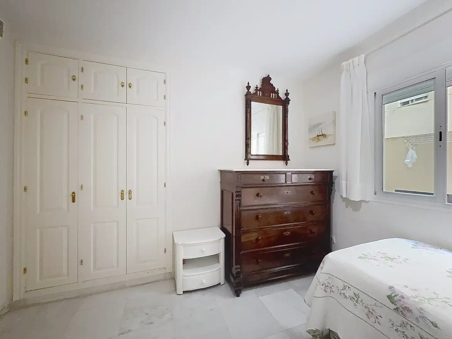Bedroom of Flat for sale in Málaga  with Air Conditioner, Terrace and Community pool