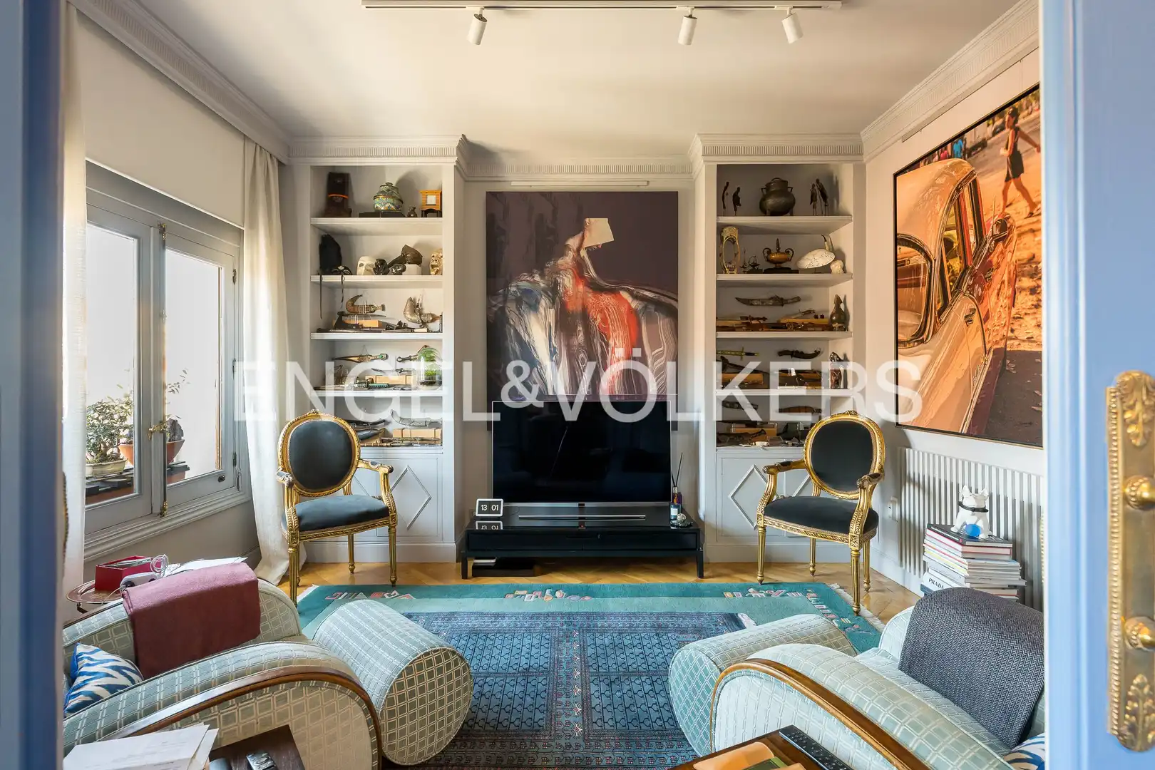 Sala de estar de Piso en venta en Madrid con Aire acondicionado, Calefacción y Parquet