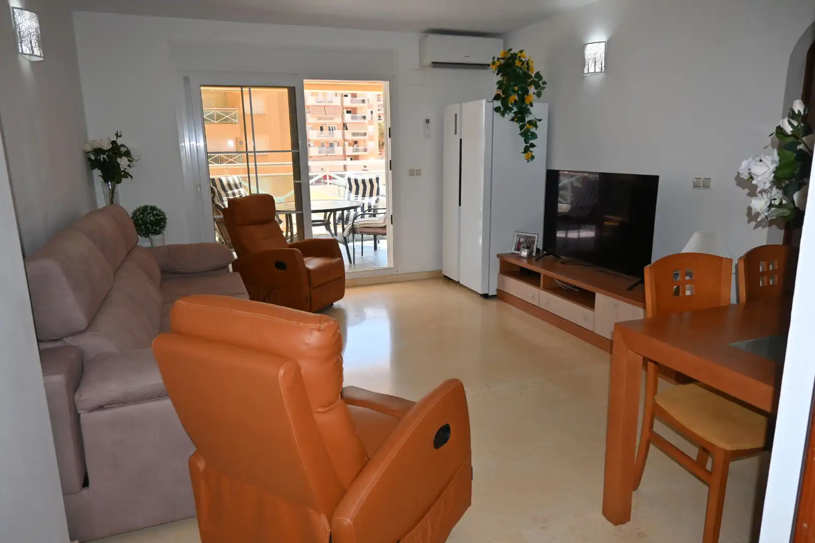 Sala d'estar de Apartament en venda en La Manga del Mar Menor amb Aire condicionat, Calefacció i Terrassa