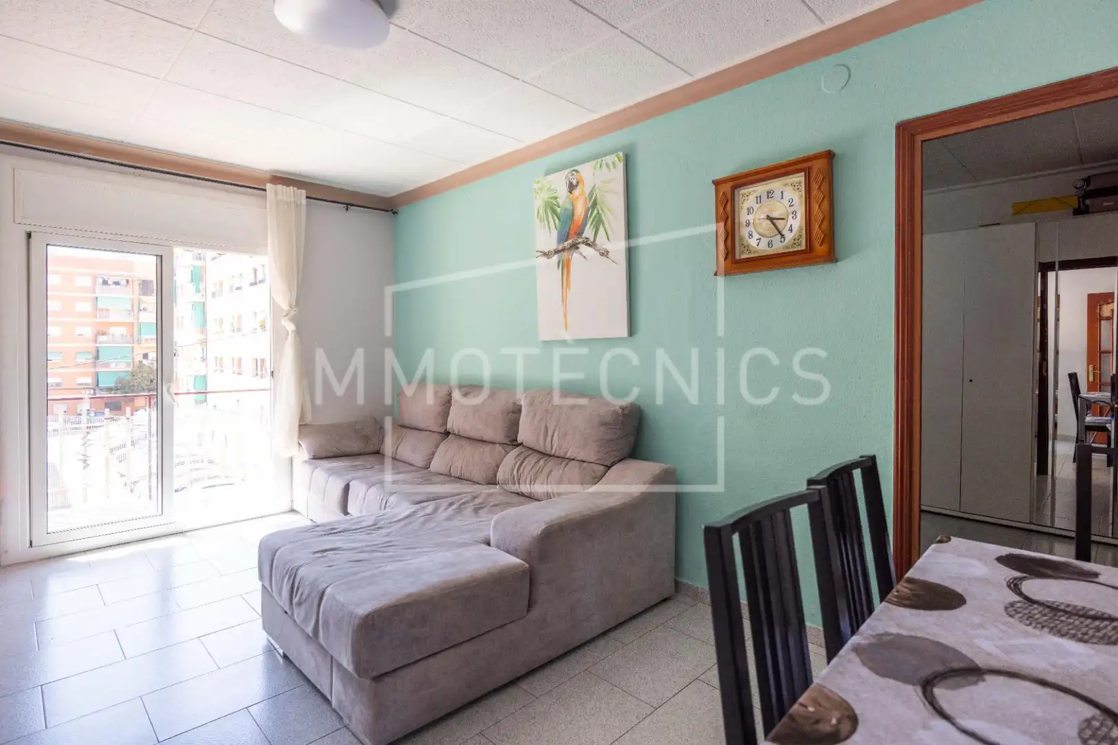 Wohnzimmer von Wohnung zum Verkauf in Granollers mit Balkon