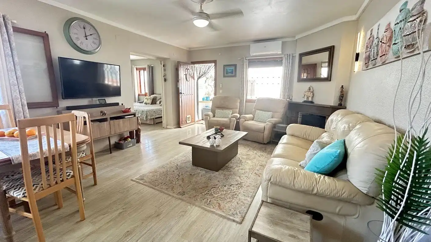 Living room of Flat for sale in Benalmádena  with Heating, Private garden and Terrace