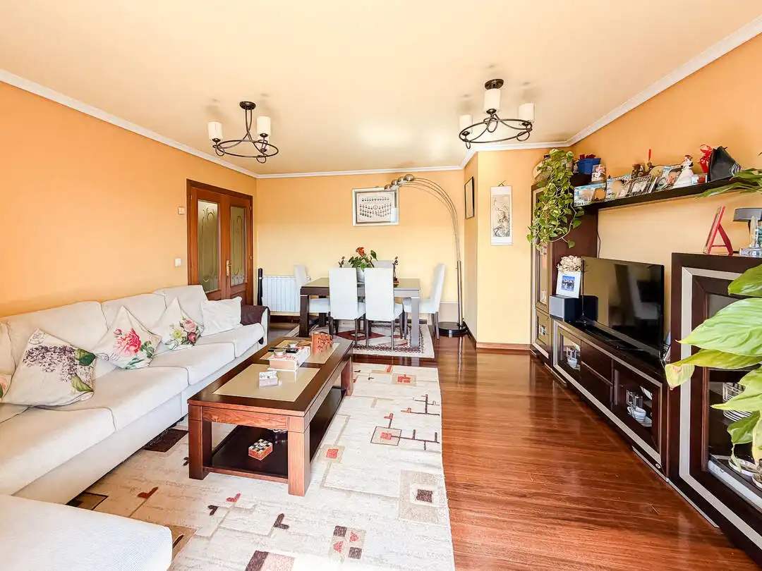 Sala de estar de Piso en venta en Santa Cruz de Bezana con Calefacción, Terraza y Trastero
