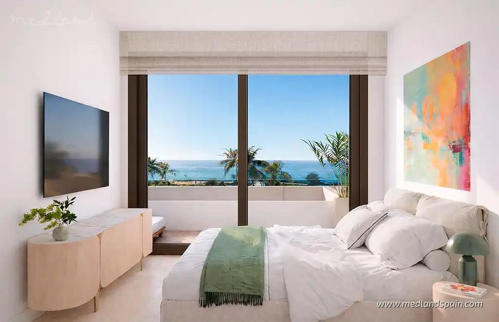 Habitación de Casa adosada en venta en El Campello con Aire acondicionado, Calefacción y Jardín privado