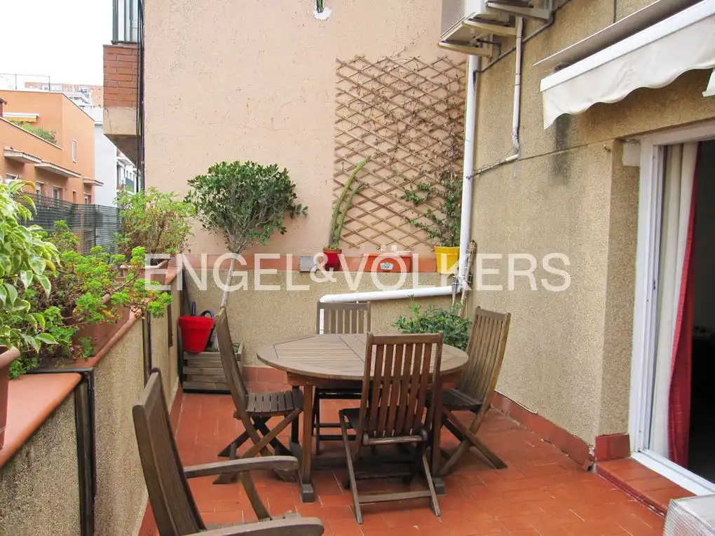 Terrace of Flat for sale in Barcelona  with Air Conditioner, Heating and Parquet flooring
