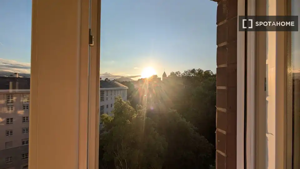 Terraza de Apartamento para compartir en Leioa con Aire acondicionado, Terraza y Amueblado