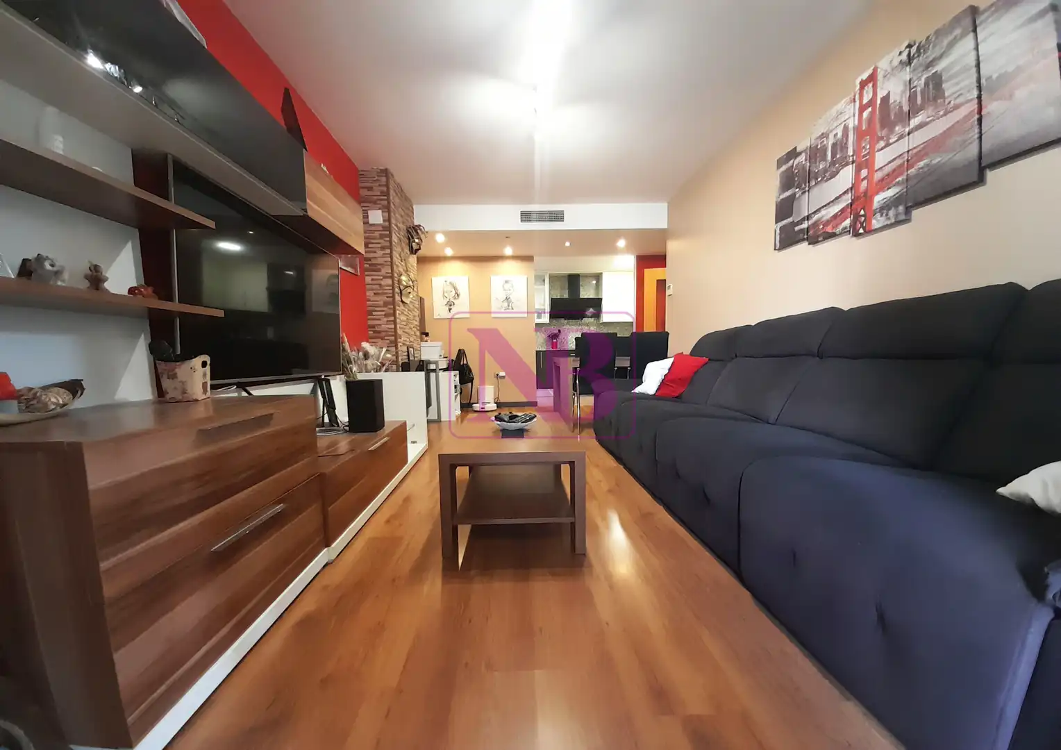 Sala de estar de Piso en venta en  Tarragona Capital con Aire acondicionado, Parquet y Trastero