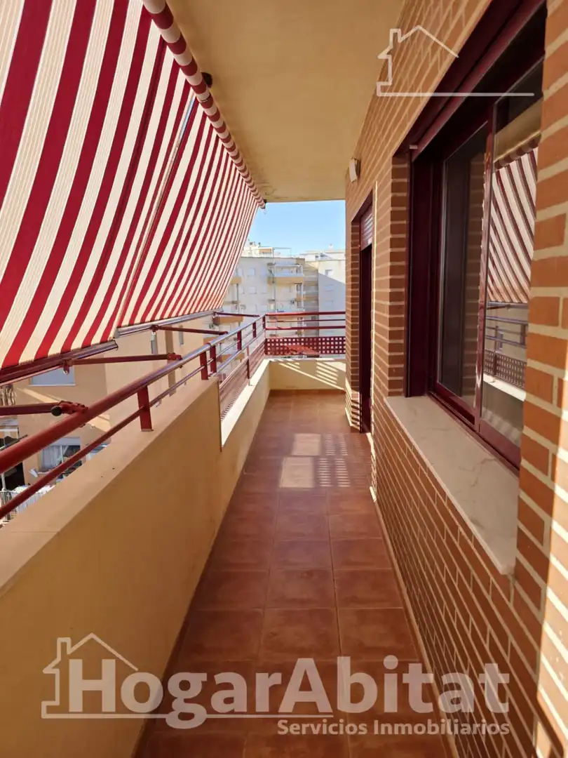 Balcony of Flat for sale in Canet d'En Berenguer  with Air Conditioner, Terrace and Storage room